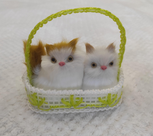 Котики в корзинке со звуком во Чекалине фото 4